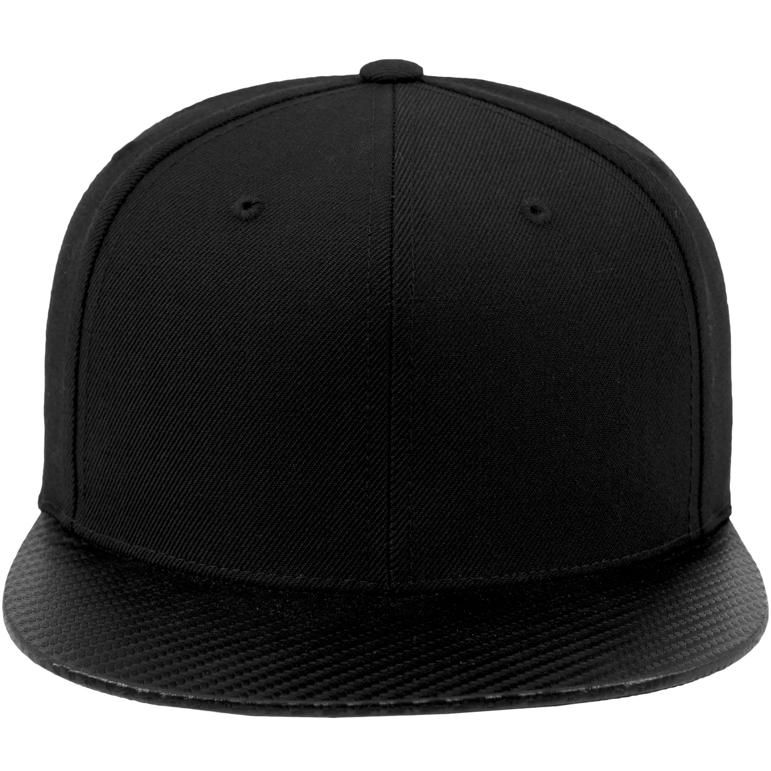 Black Carbon Snapback Cap