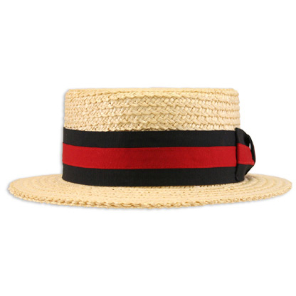Gents Straw Boater Hat