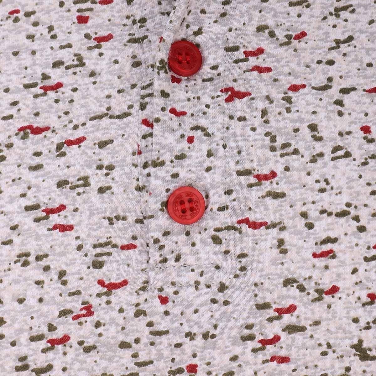 Grey Camo Polo Shirt