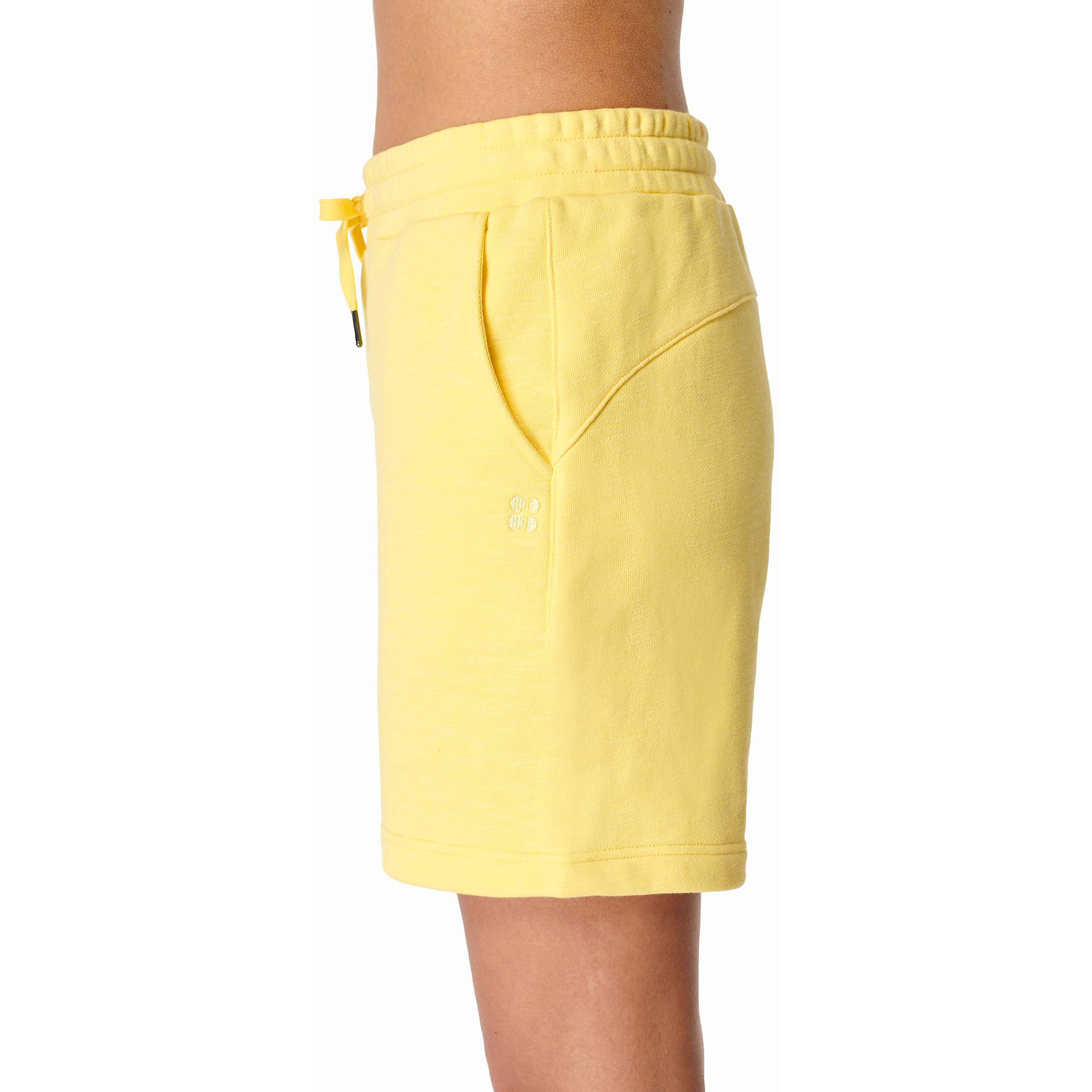 Yellow Fleece Shorts